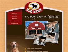 Tablet Screenshot of dogbarnmillis.com